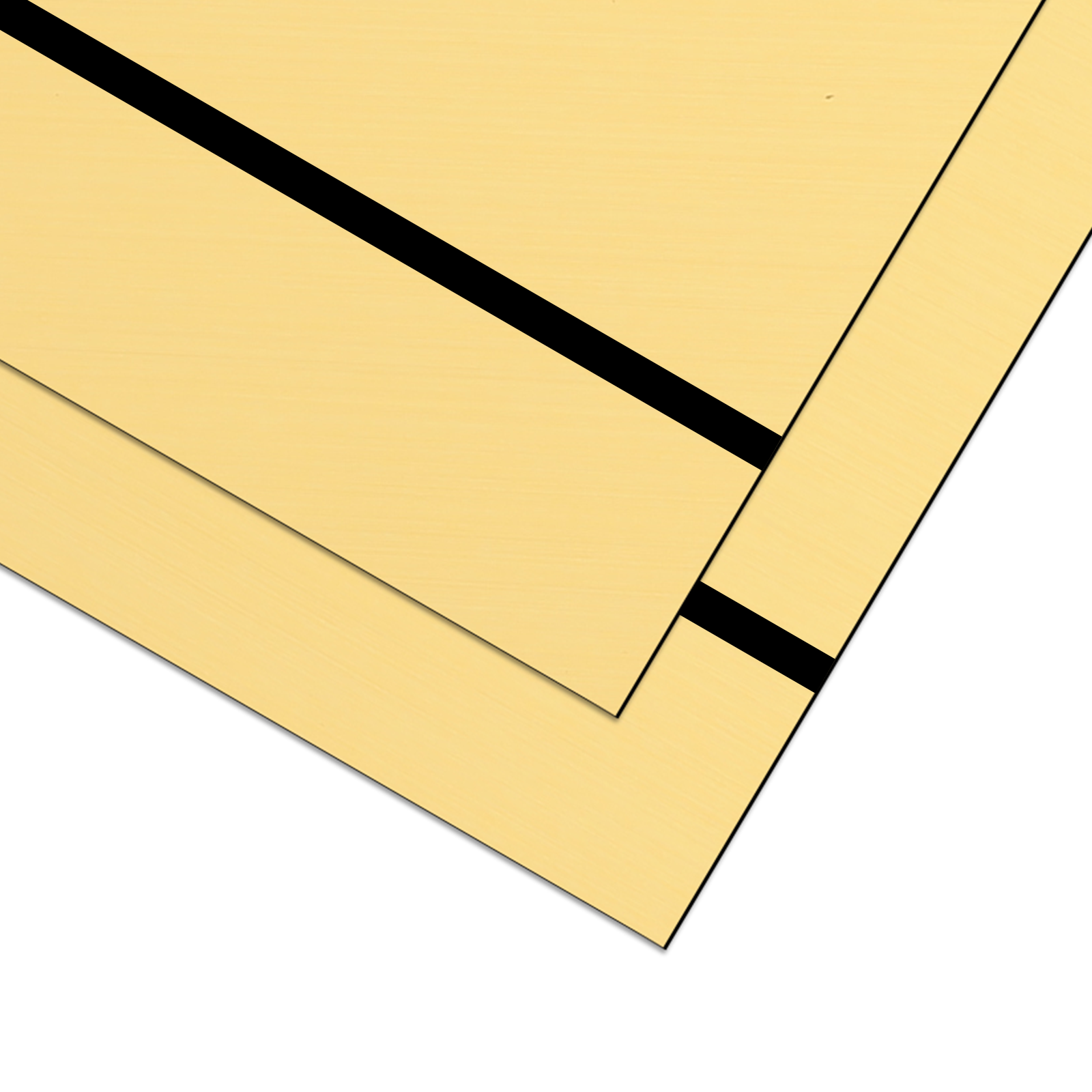 Laser Engraving Panels Gold