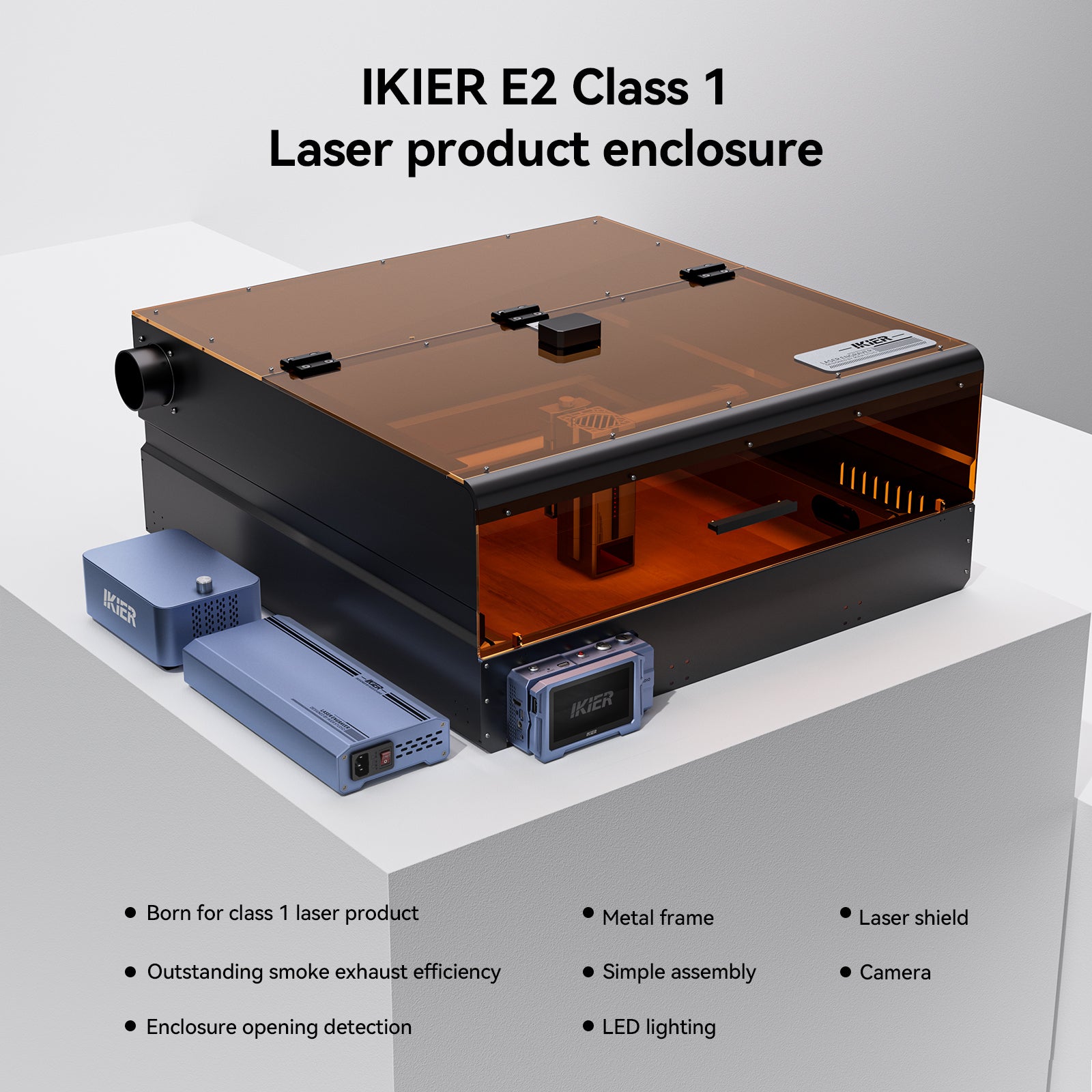 iKier E2 Enclosure with Camera For K1 Series Laser Engraver