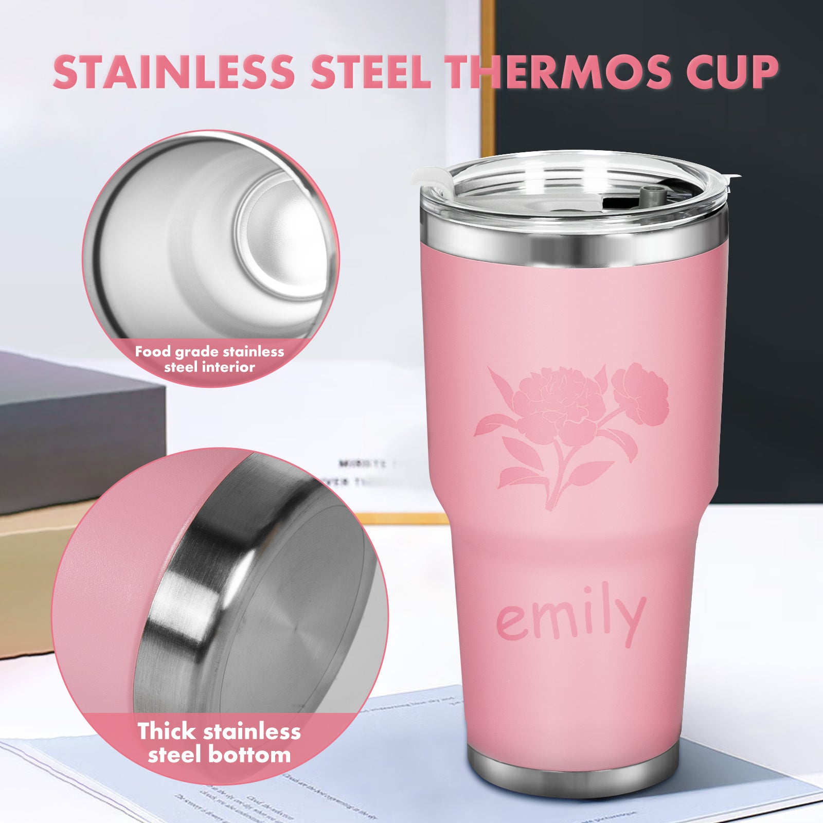 laser engraving stainless steel cup
