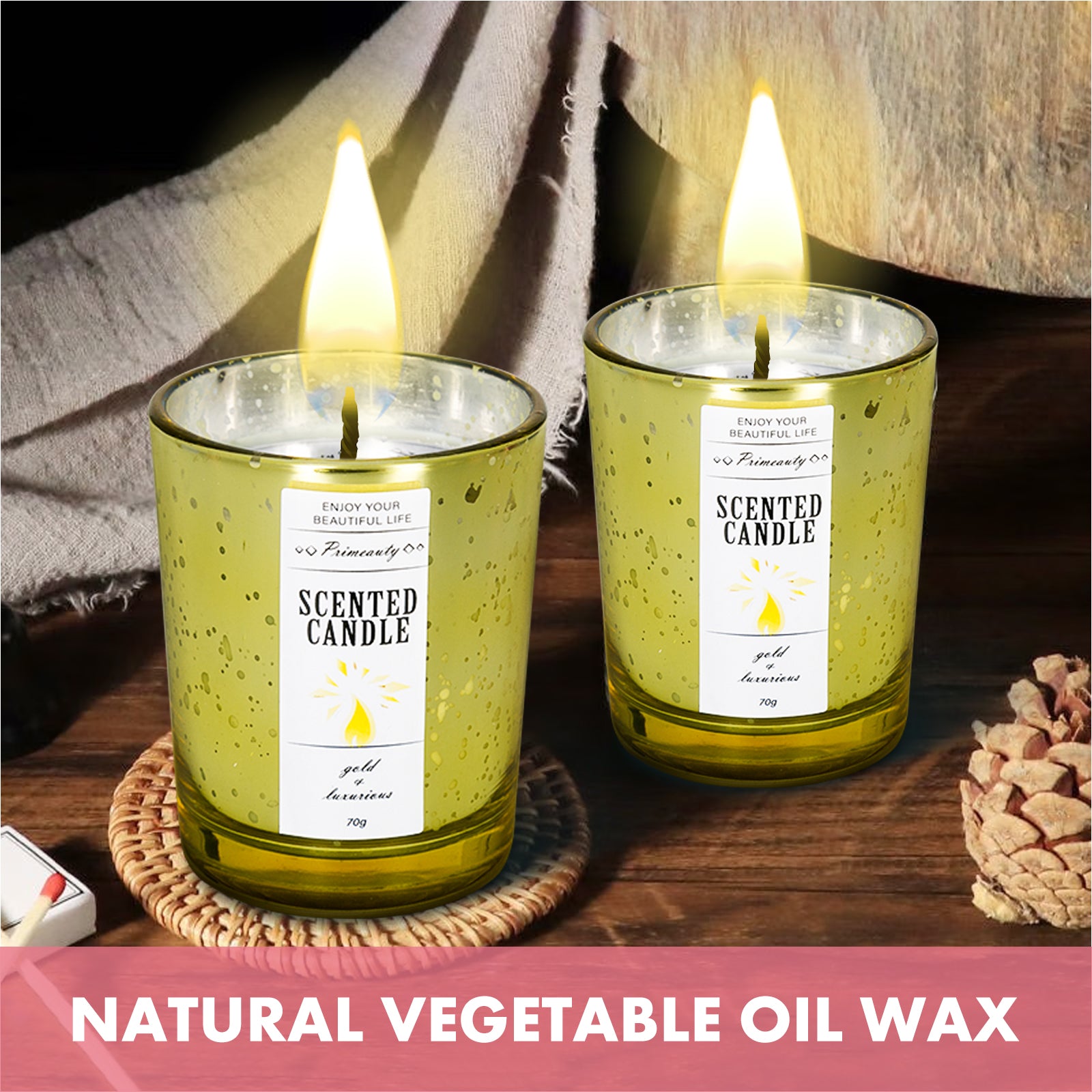 natural vegetable oil wax