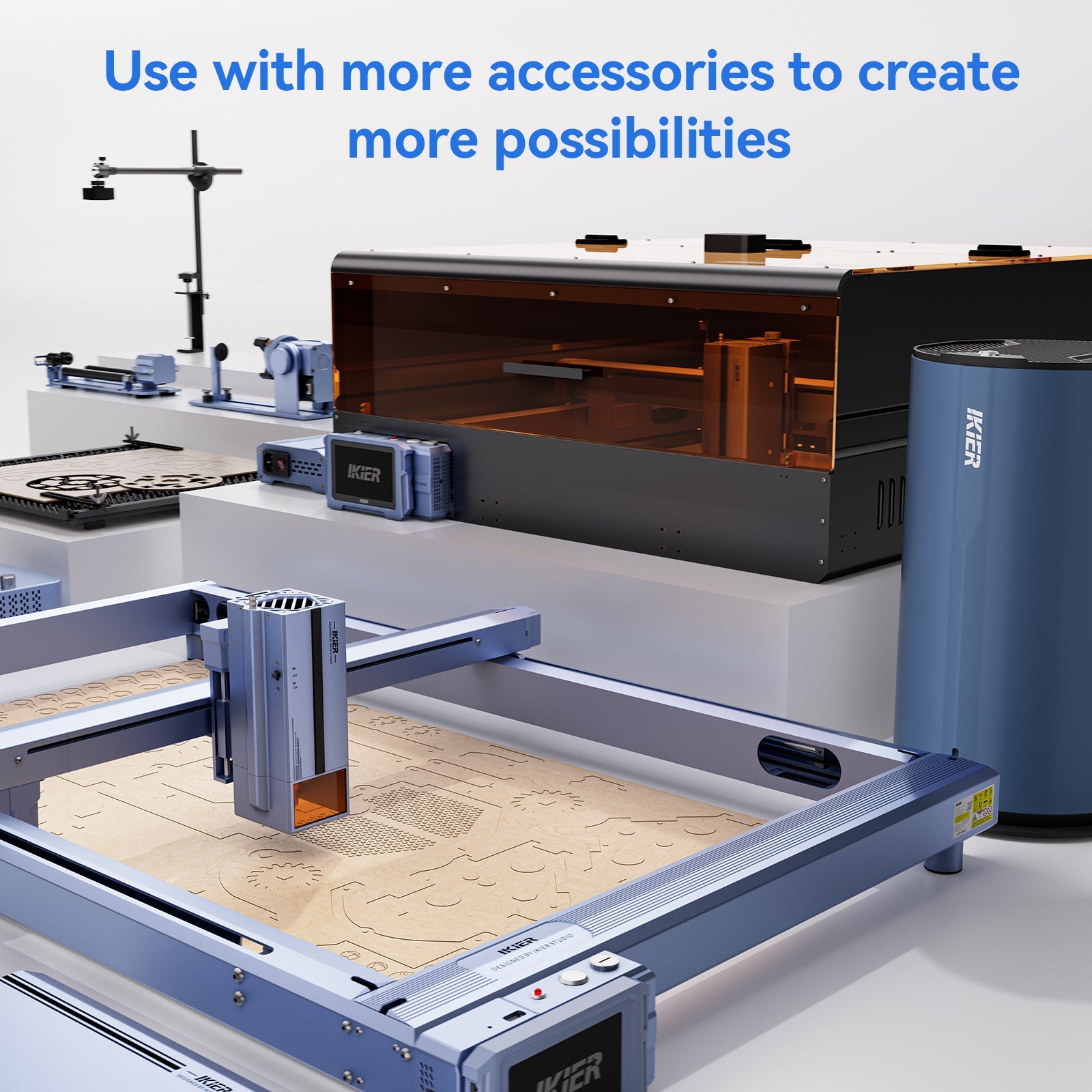 iKier laser engraver machines and accessories