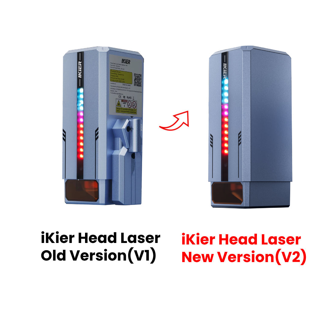 iKier V1 and V2 Laser Heads: Enhancing Design Without Compromising Functionality
