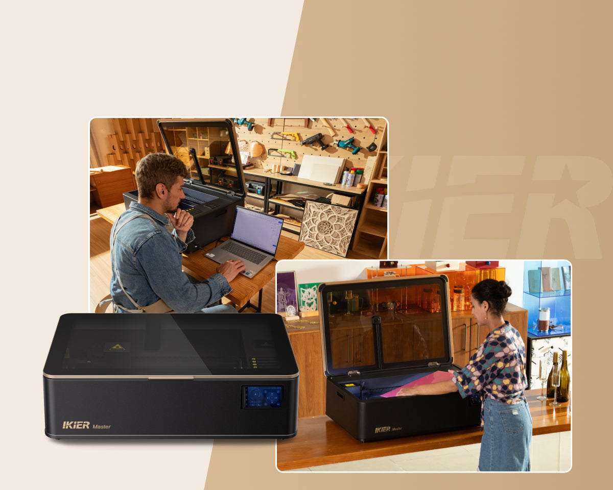 Why More Makers Are Choosing the iKier Master 50W CO₂ Laser Cutter