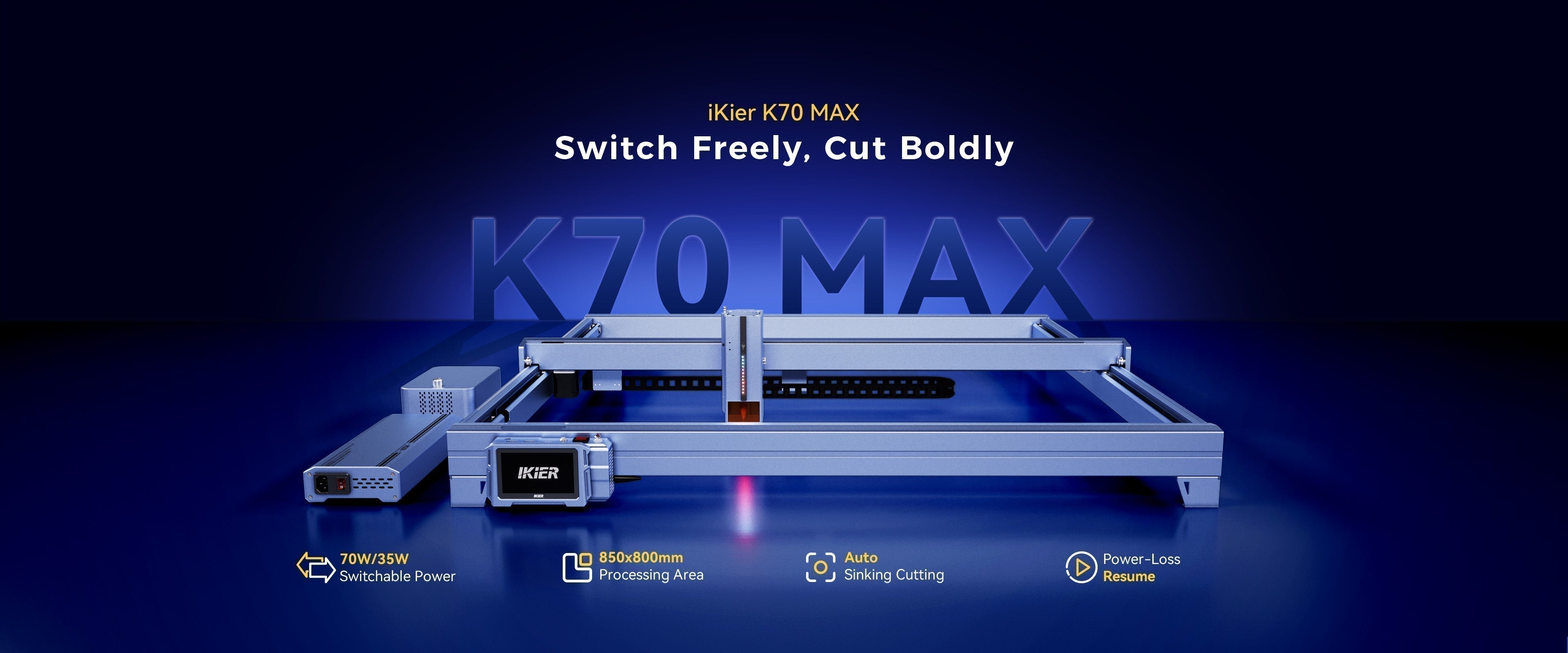 The Secret to 2X Efficiency: How the iKier K70 MAX Laser Engraver Empowers Every Maker