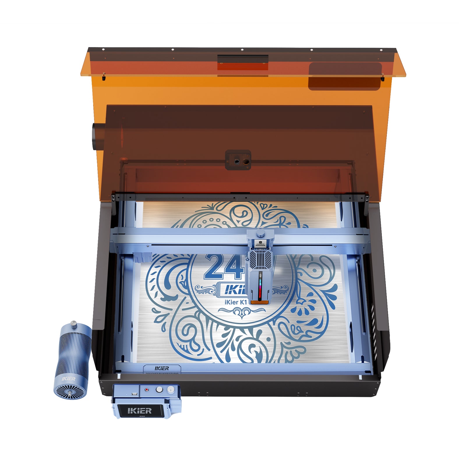 iKier K1 Pro Combo: 24W Laser Engraving Machine Cutting Master