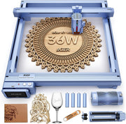 iKier K1 Ultra 36W Laser Engraver + R6 Rotary