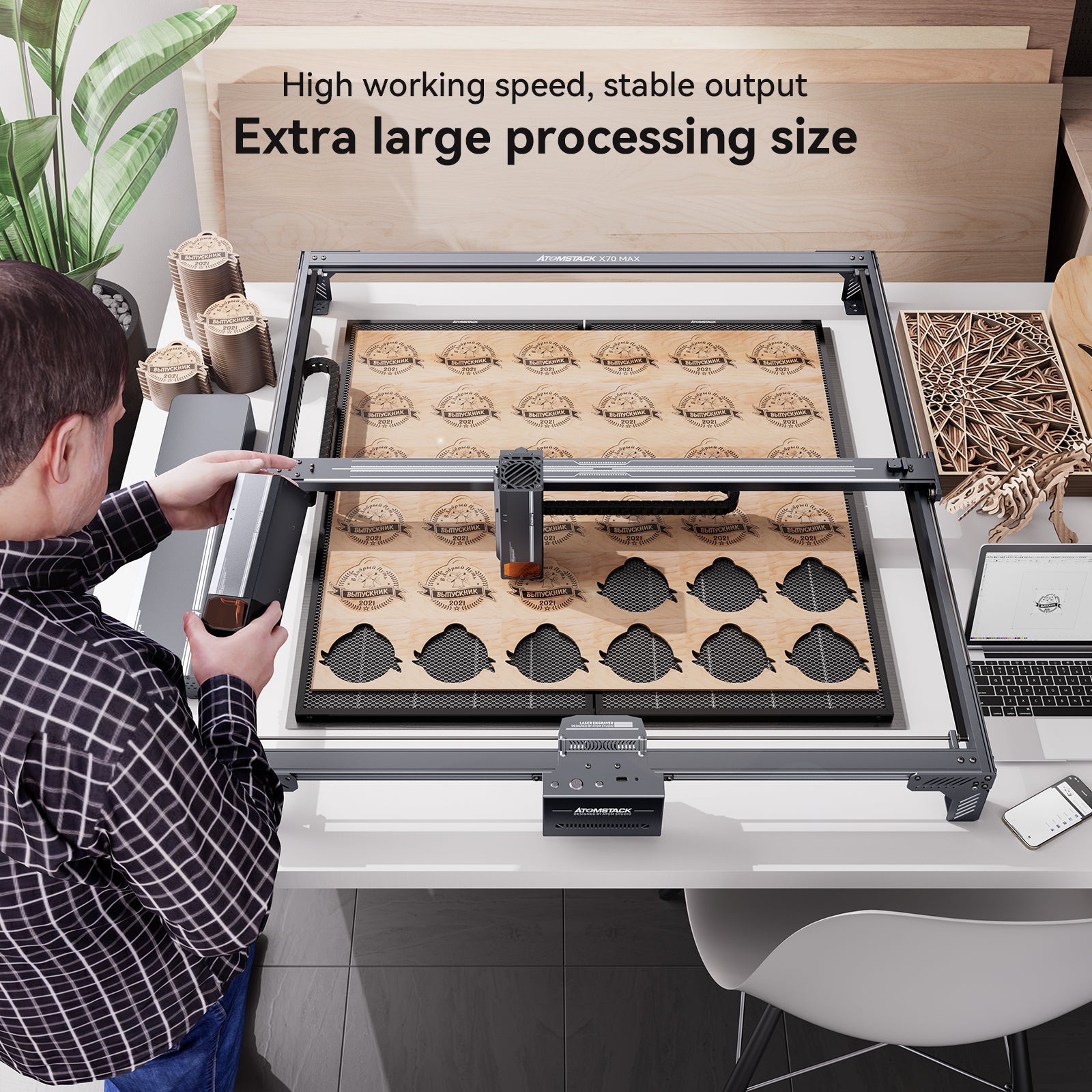 Atomstack X70 Max 360W Laser Engraver