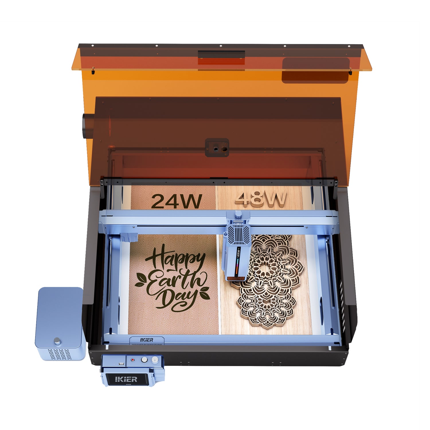 iKier K1 Pro Max Combo: 48W/24W Laser Power Switching Cutter and Engraver
