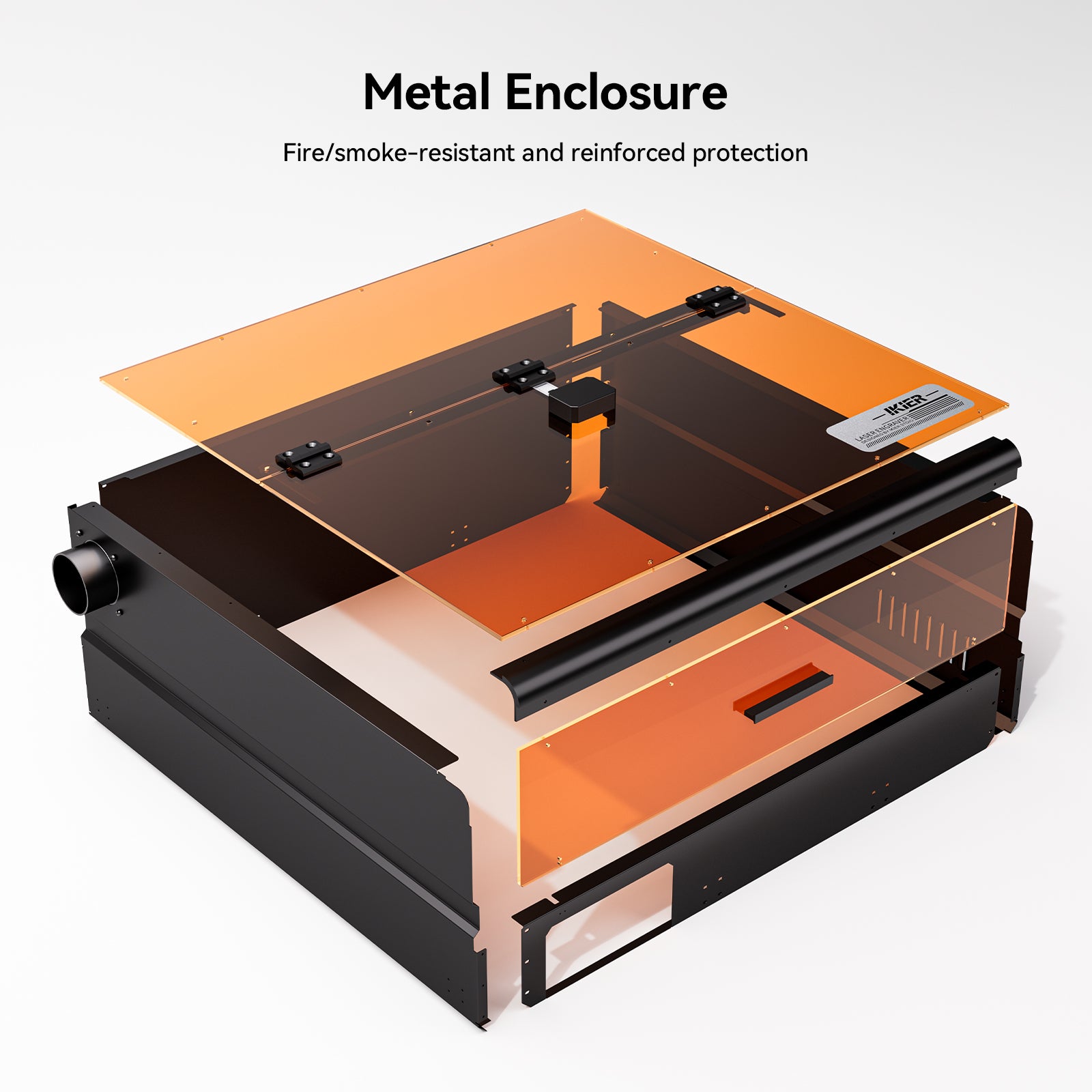 iKier E2 Enclosure with Camera For K1 Series Laser Engraver