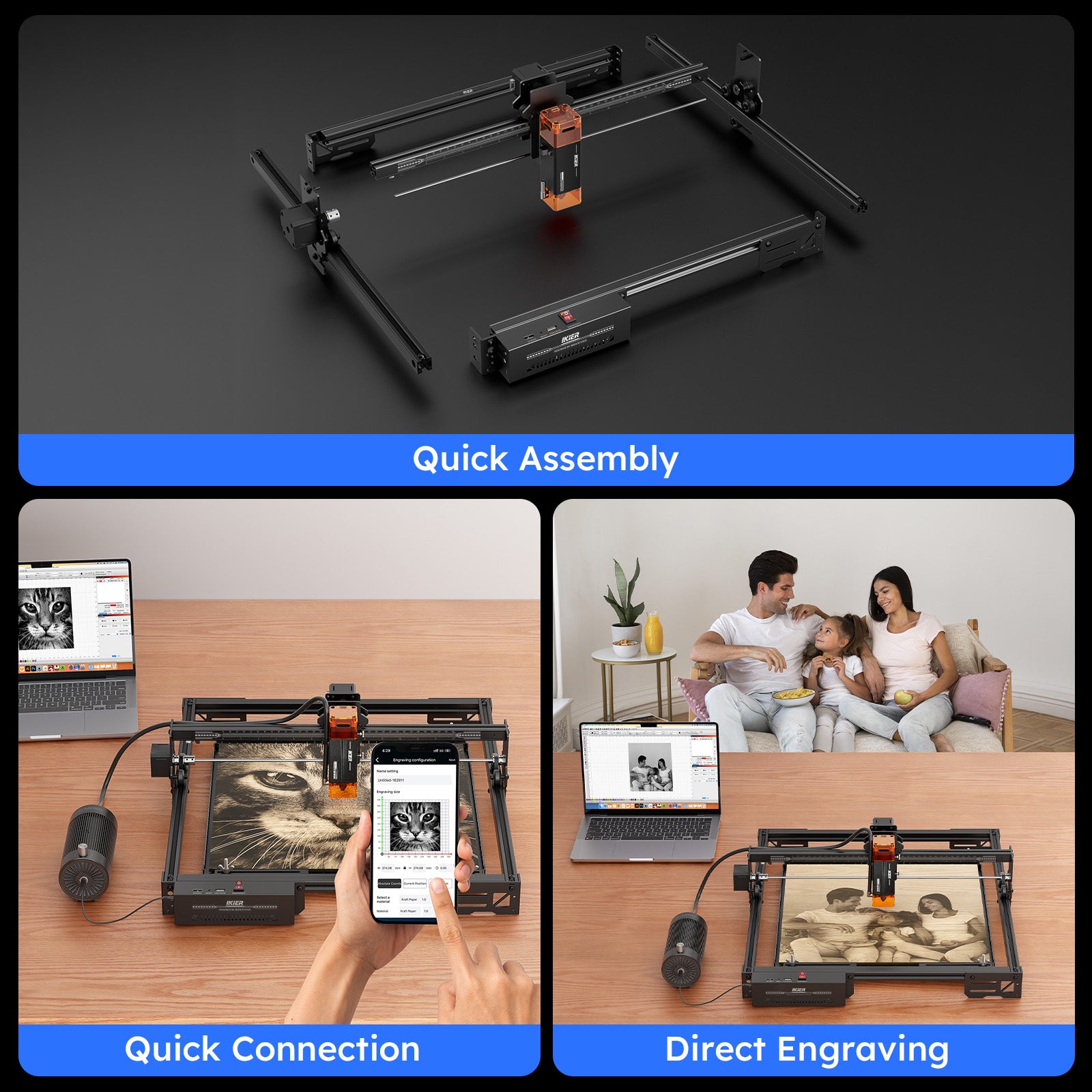 iKier X10 Pro Laser Engraver