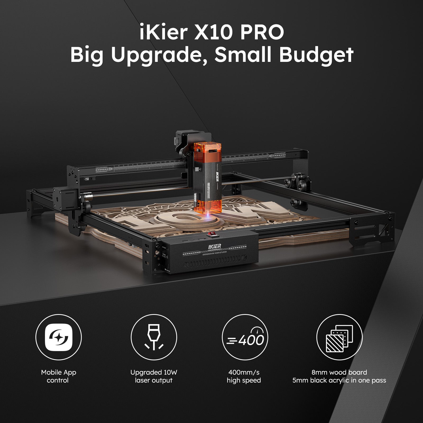 iKier X10 Pro Laser Engraver