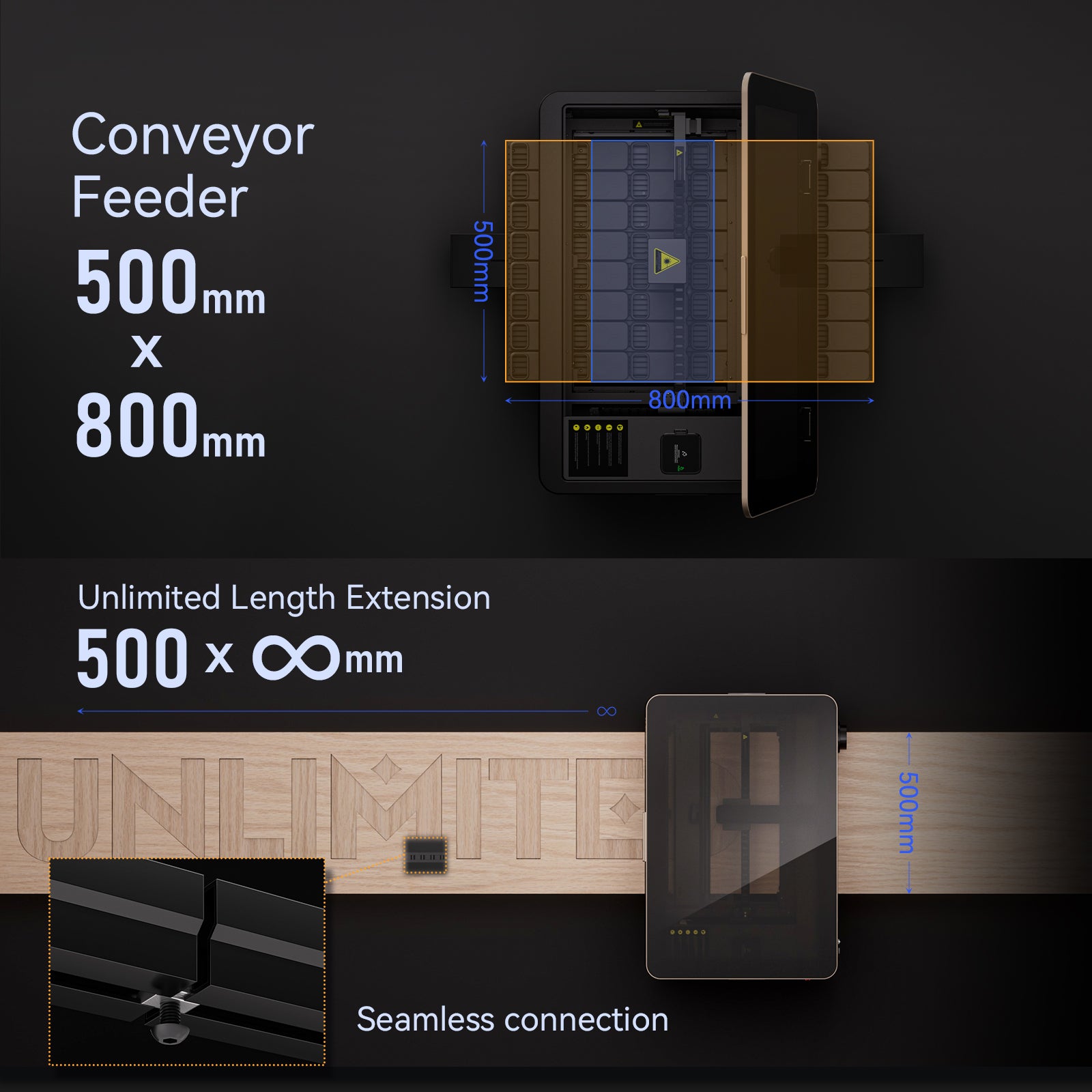 iKier Master 50W CO2 Laser Cutter