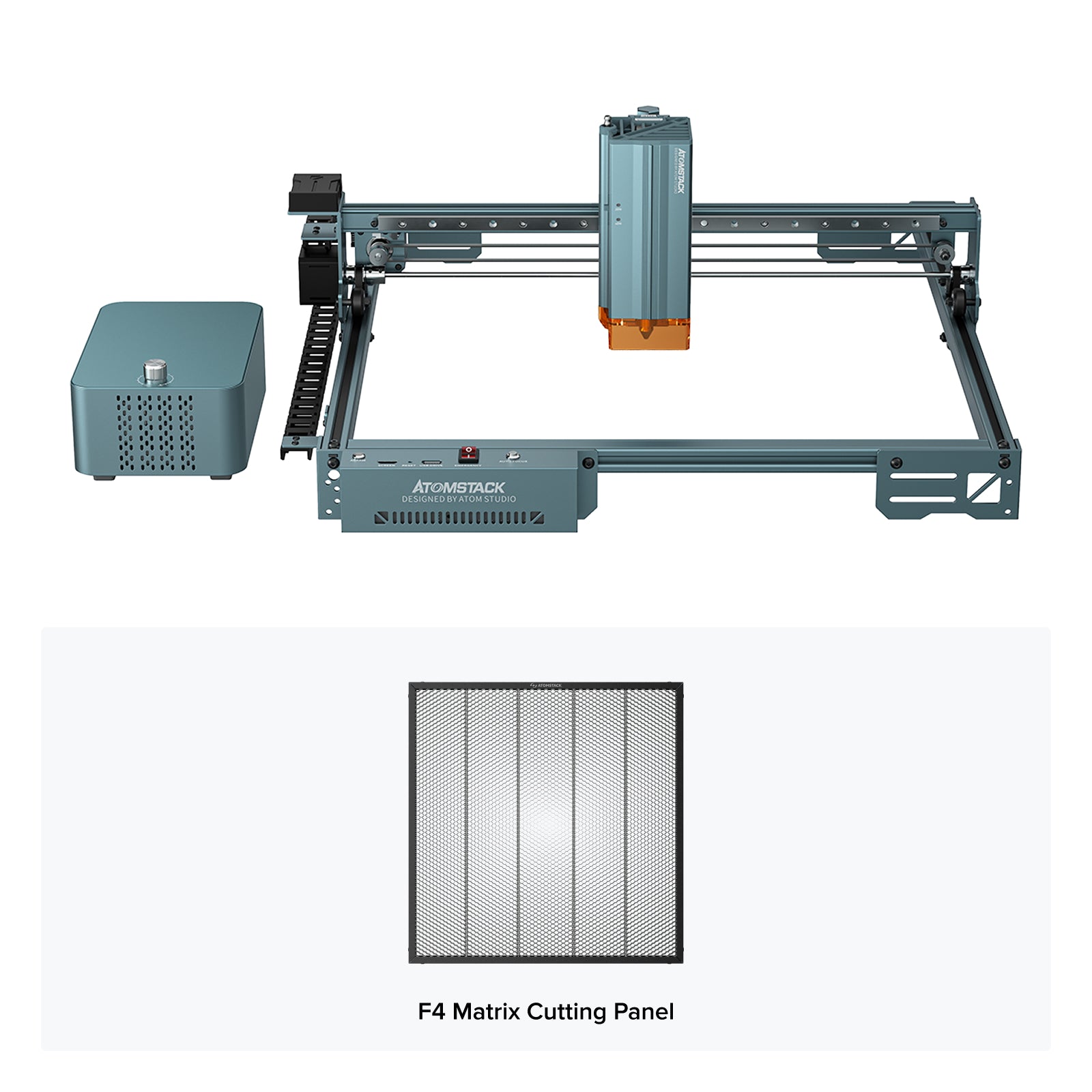 AtomStack A40 Pro V2 Laser Engraver with F60 Air Assist Kit