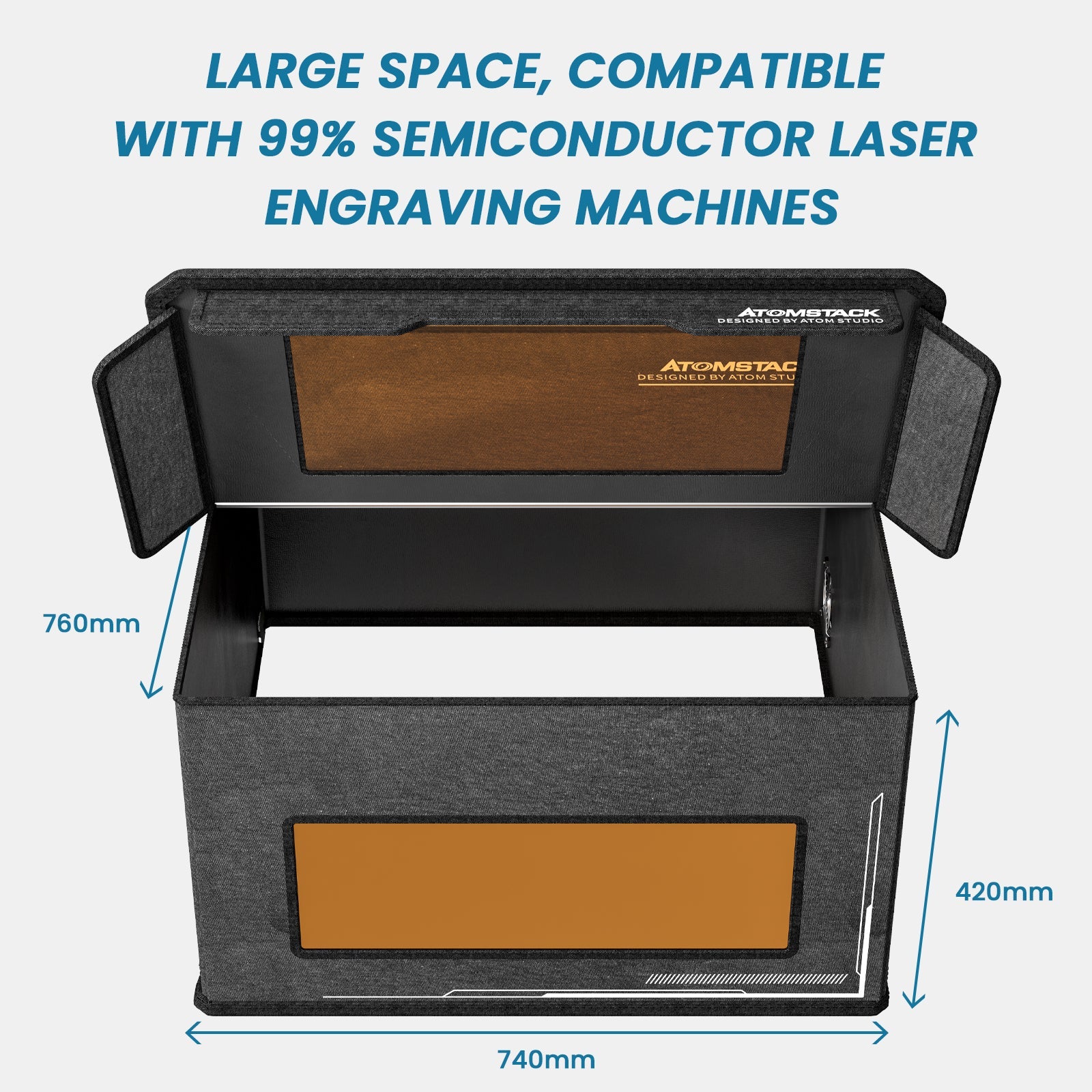 Atomstack FB2 Enclosure (For all brands of laser engravers)