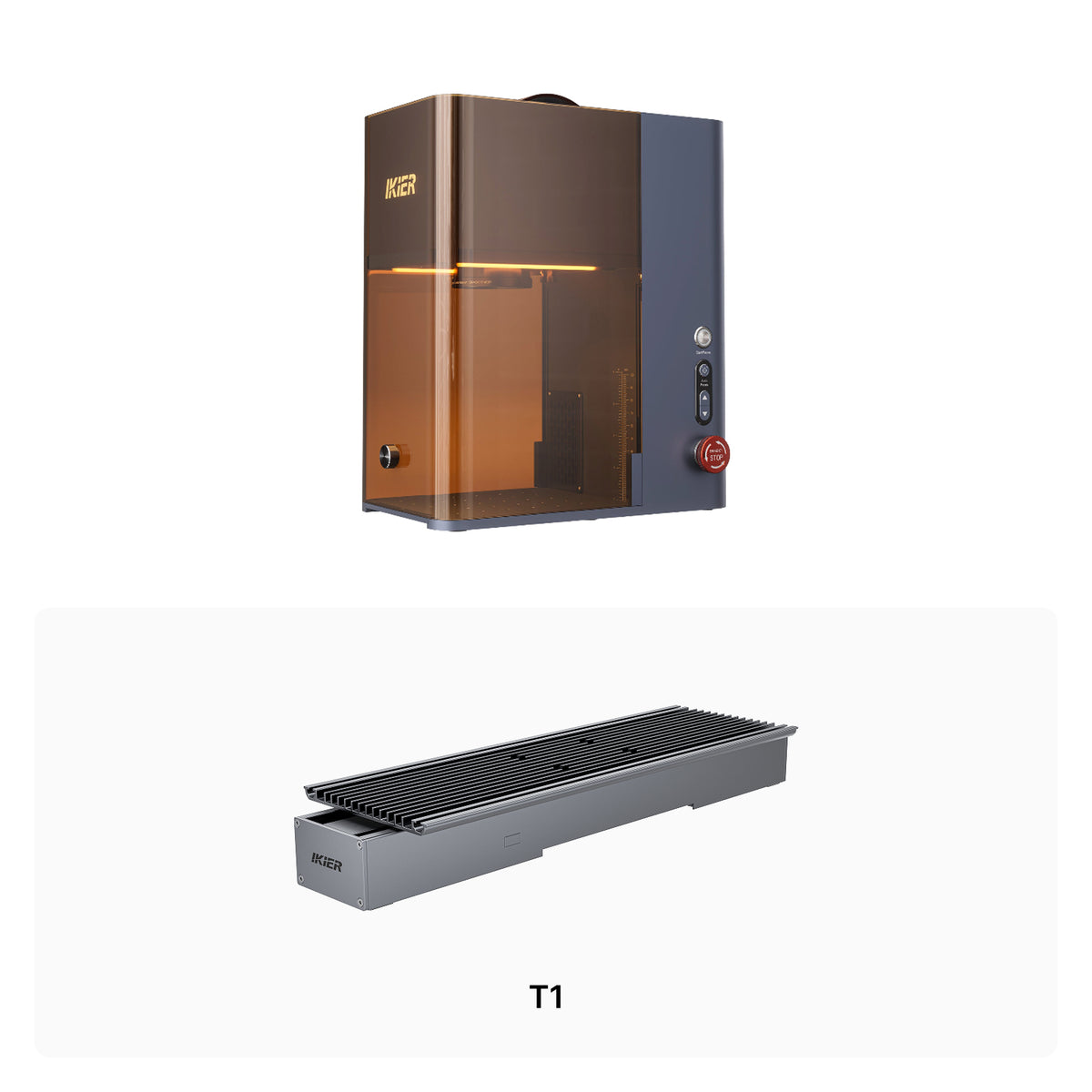iKier NOVA 16W Fiber & 15W Diode Portable Dual Laser Engraver