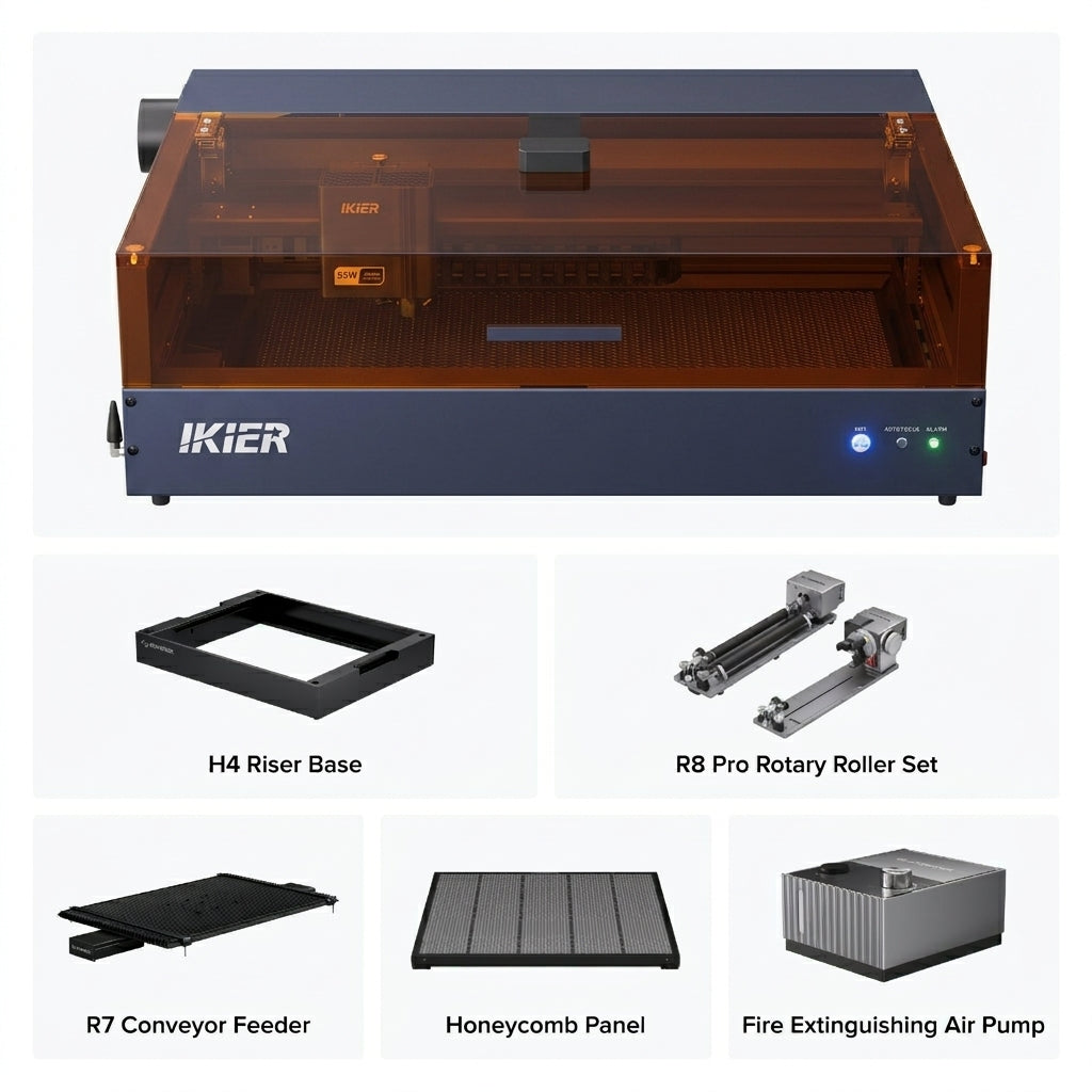iKier K2 Pro 55W Laser Engraver