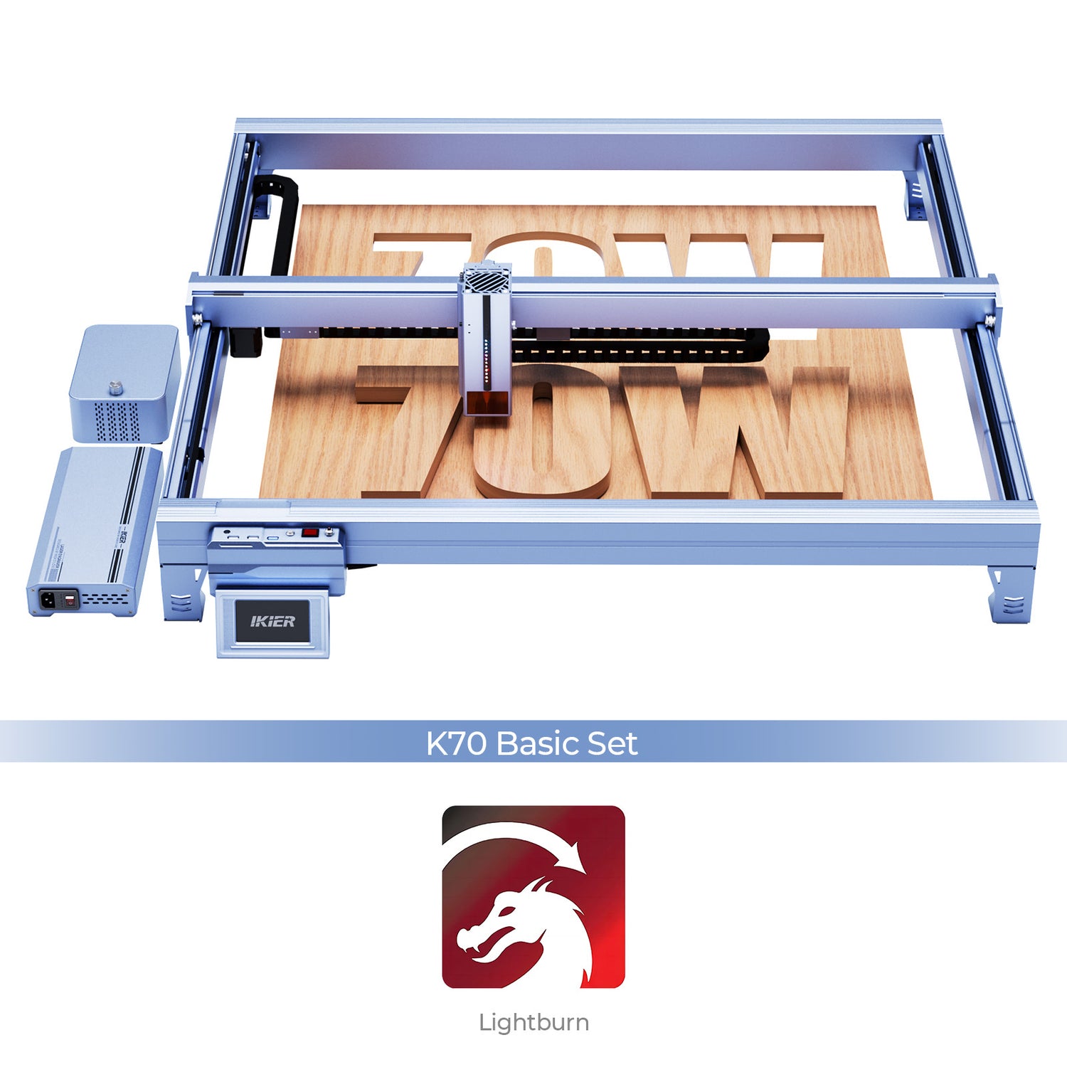 iKier K70 Max 360W Laser Cutter Engraver 850*800mm Area with Air Assist