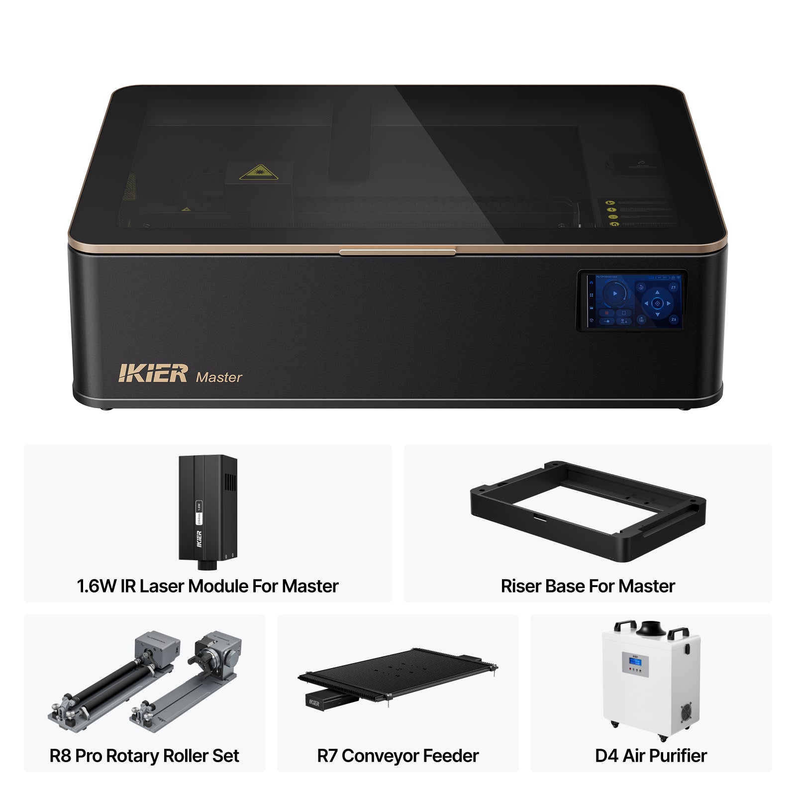 iKier Master 50W CO2 Laser Cutter