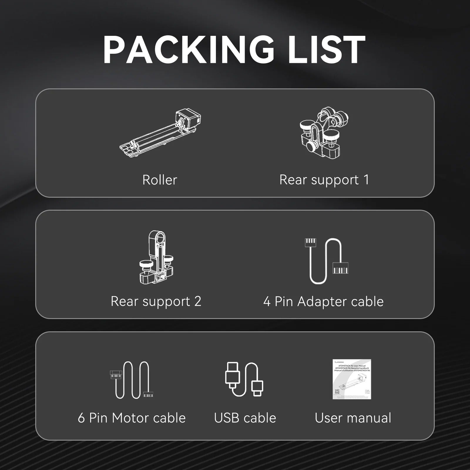 Atomstack R6 Rotary Roller