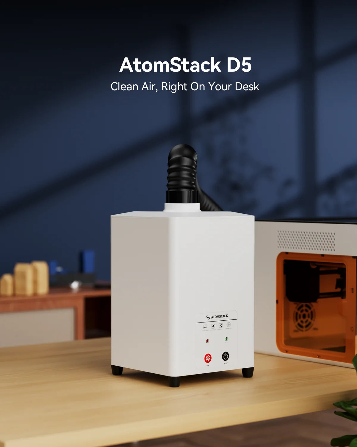 AtomStack D5 Mini Air Purifier