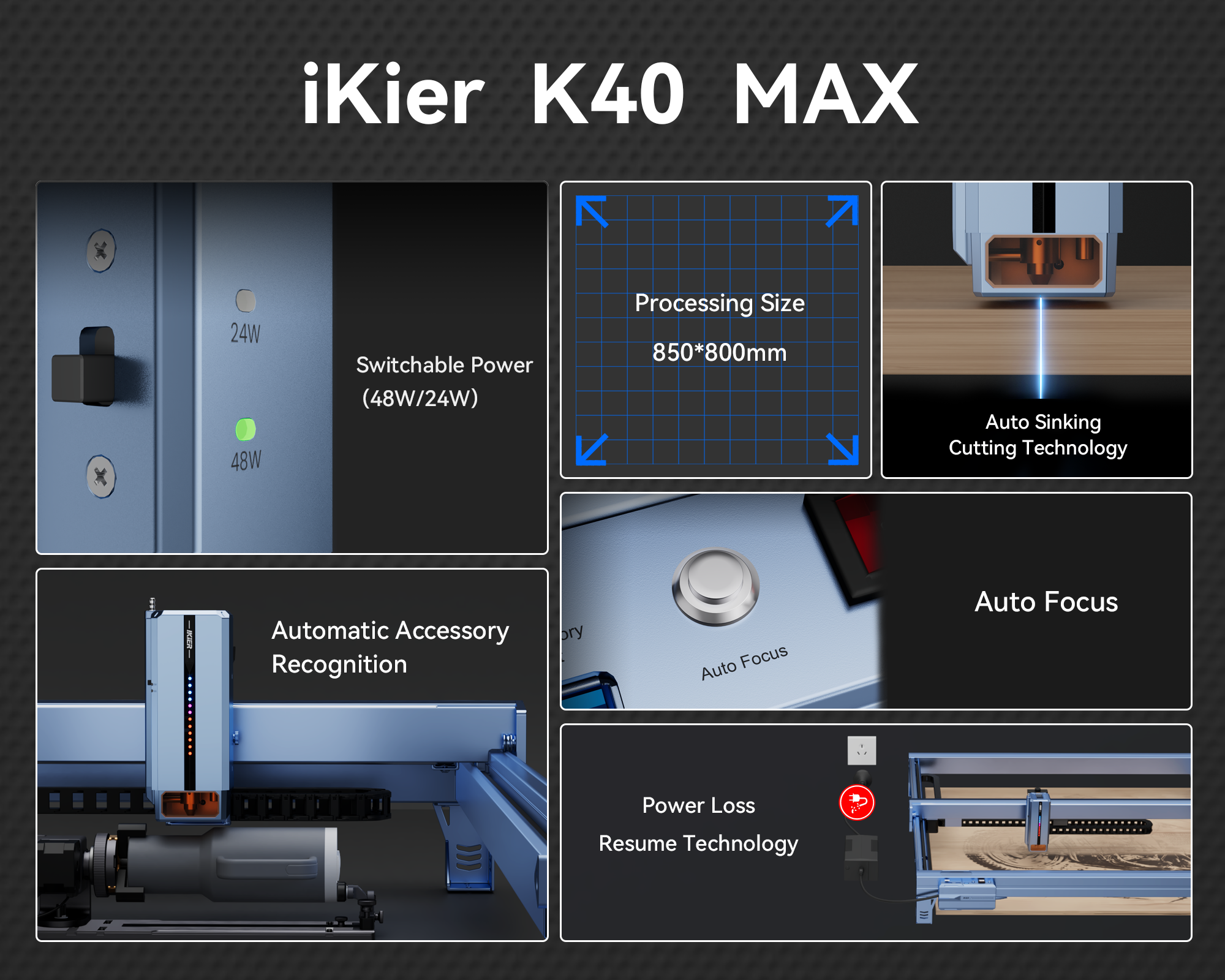 iKier K40 Max  Laser Engraver