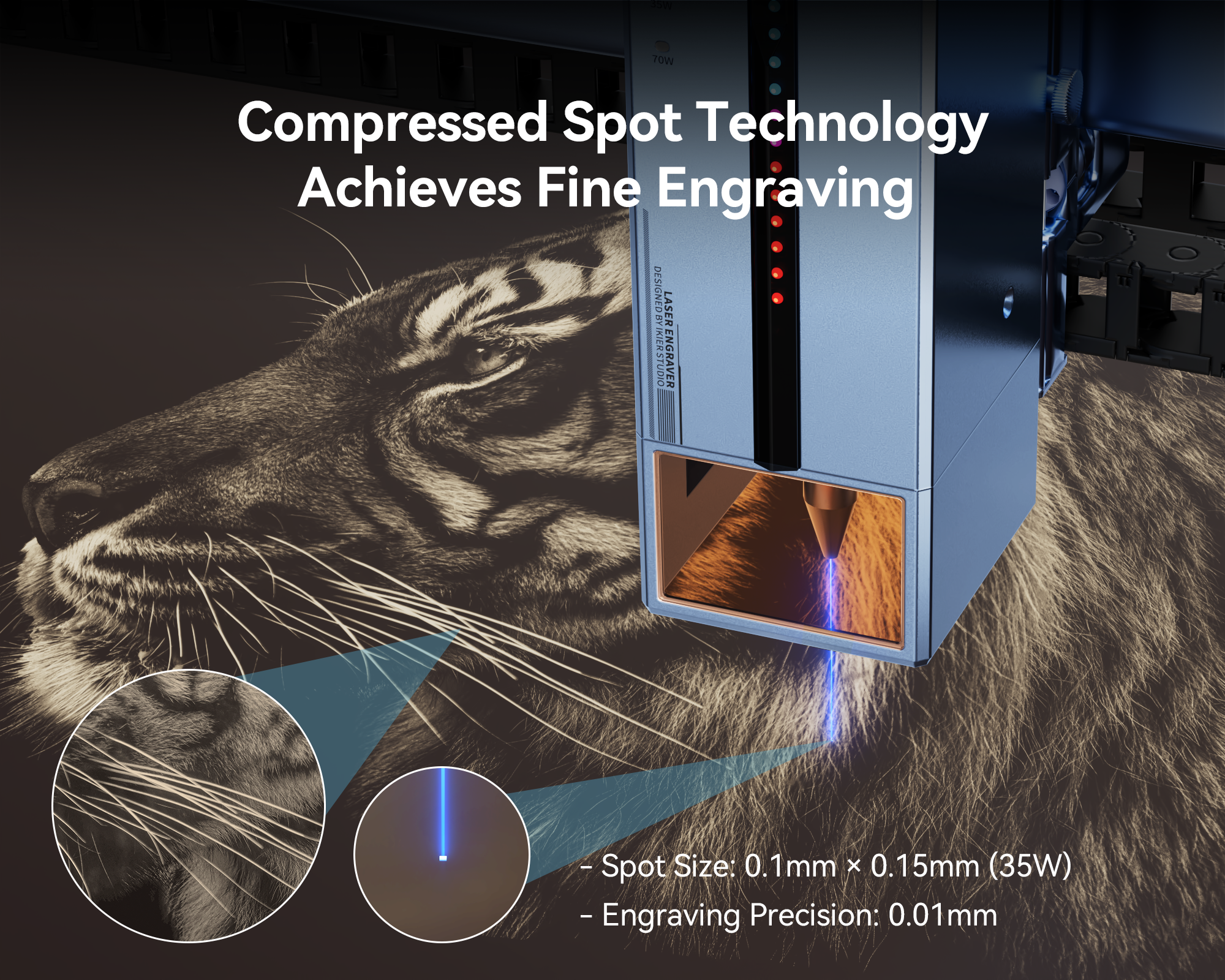 iKier K70 Max Laser Engraver