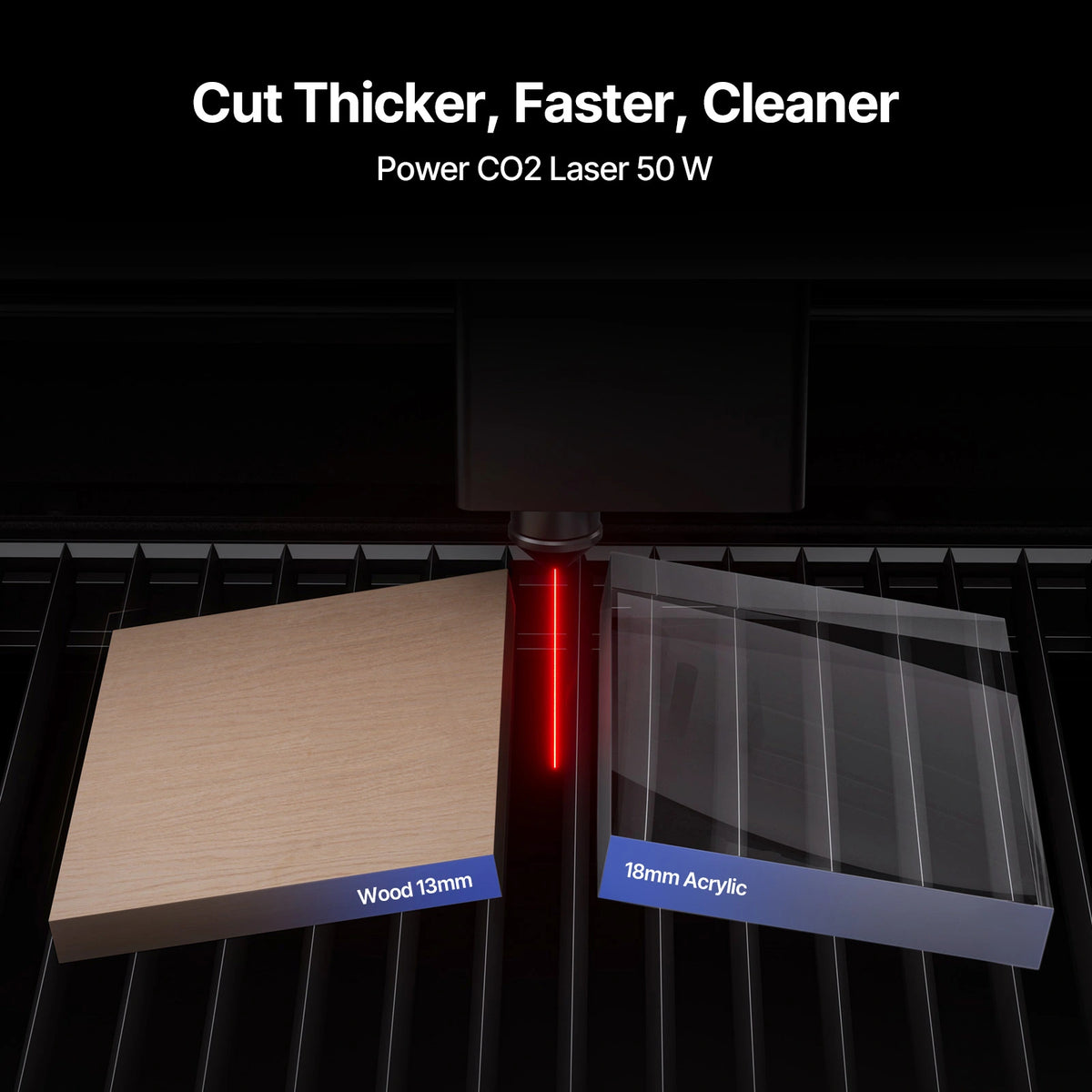 iKier Master 50W CO2 Laser Cutter