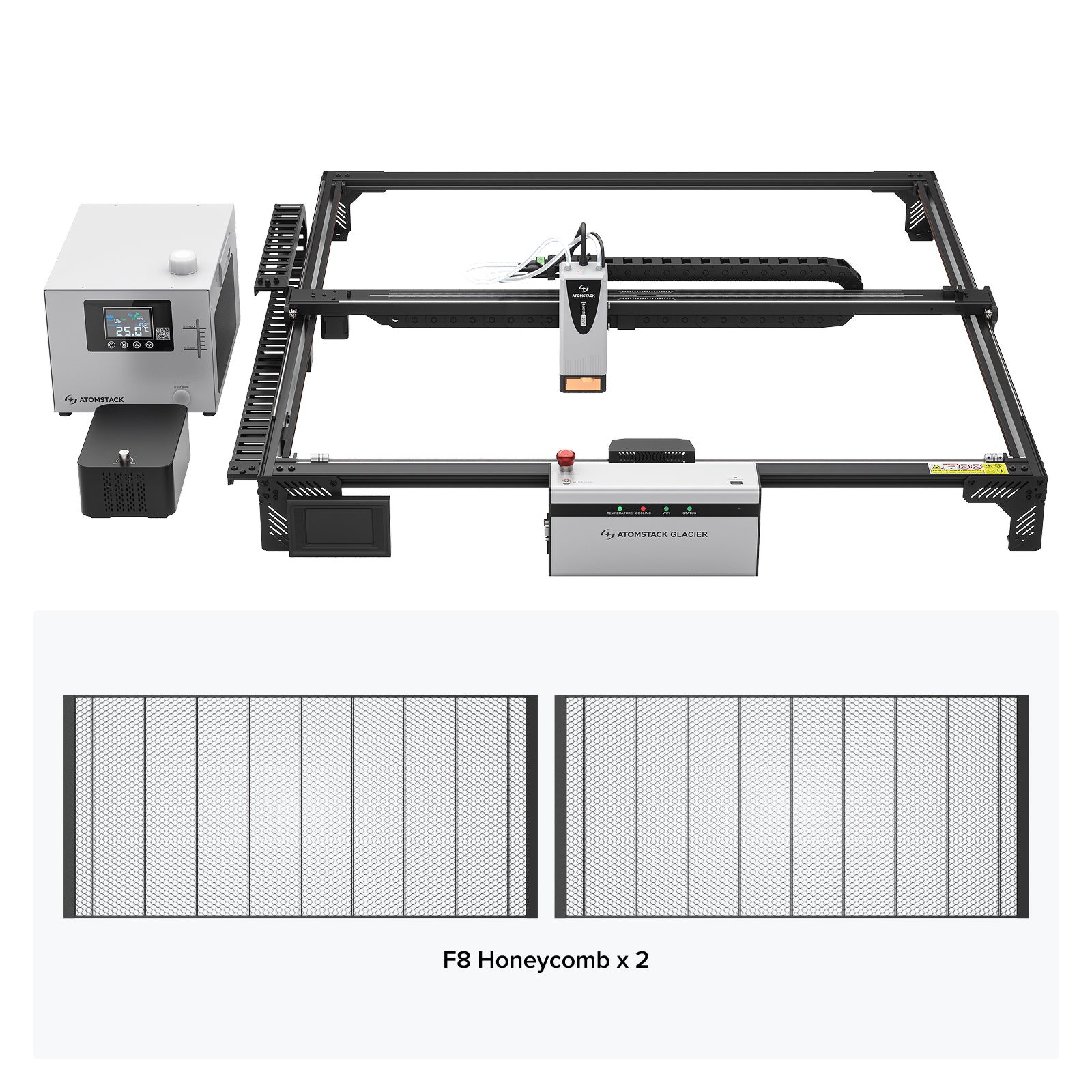 AtomStack Glacier 120W/90W Water-Cooled Diode Laser Engraver