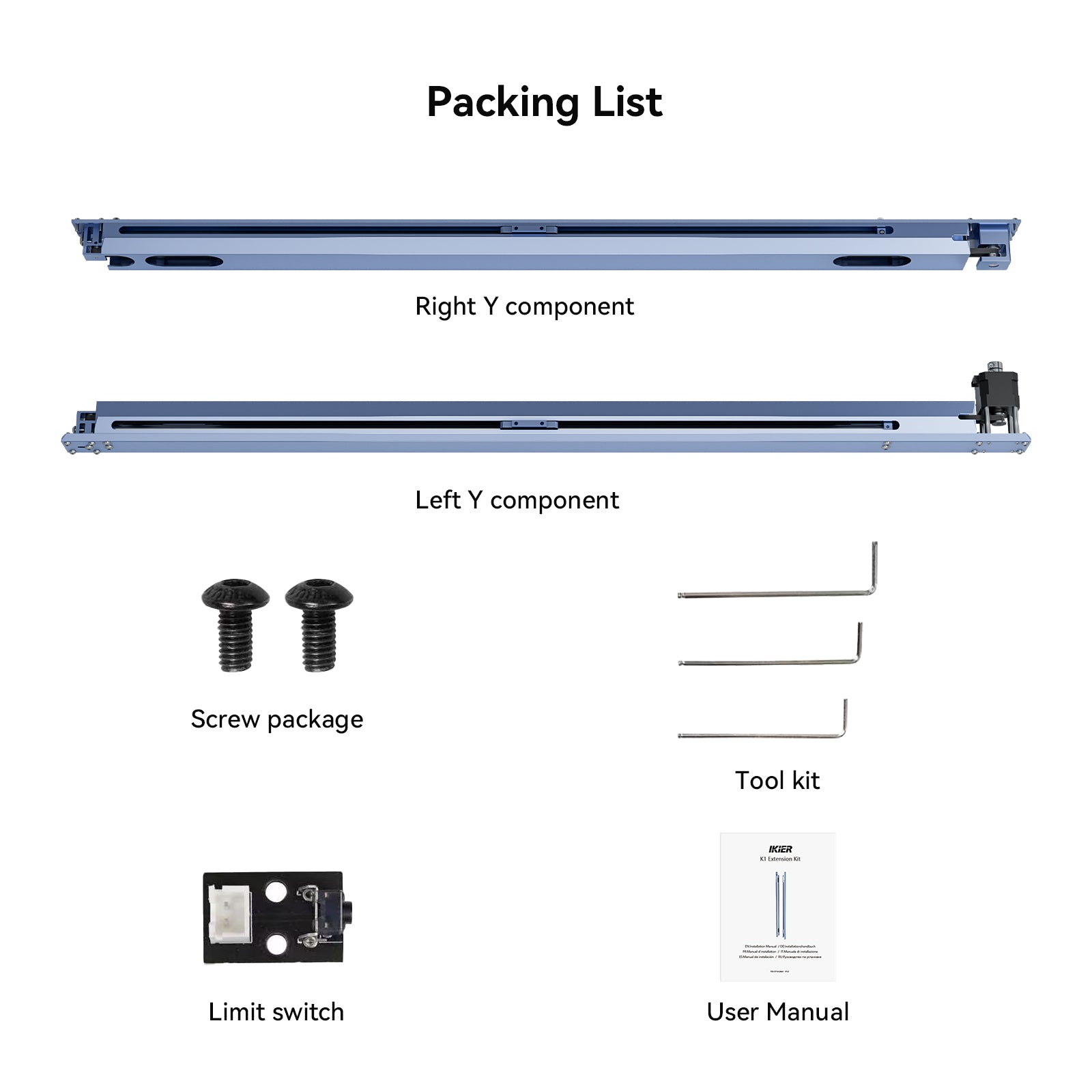 iKier Extension Kit for K1 Series Laser Engraver