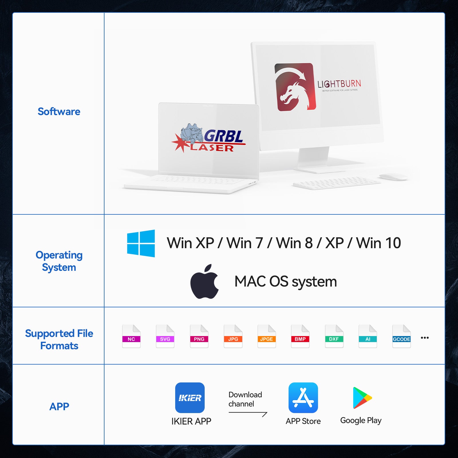 iKier K1 Pro 1064nm 20W Fiber Laser Engraver