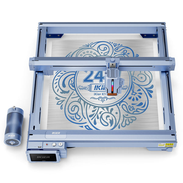 【US ONLY】iKier K1 Pro: 24W Laser Engraving Machine Cutting Master (90% NEW)