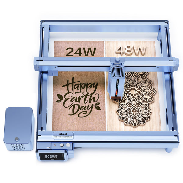 【US ONLY】iKier K1 Pro Max: 48W/24W Laser Power Switching Cutter and Engraver (90% NEW)