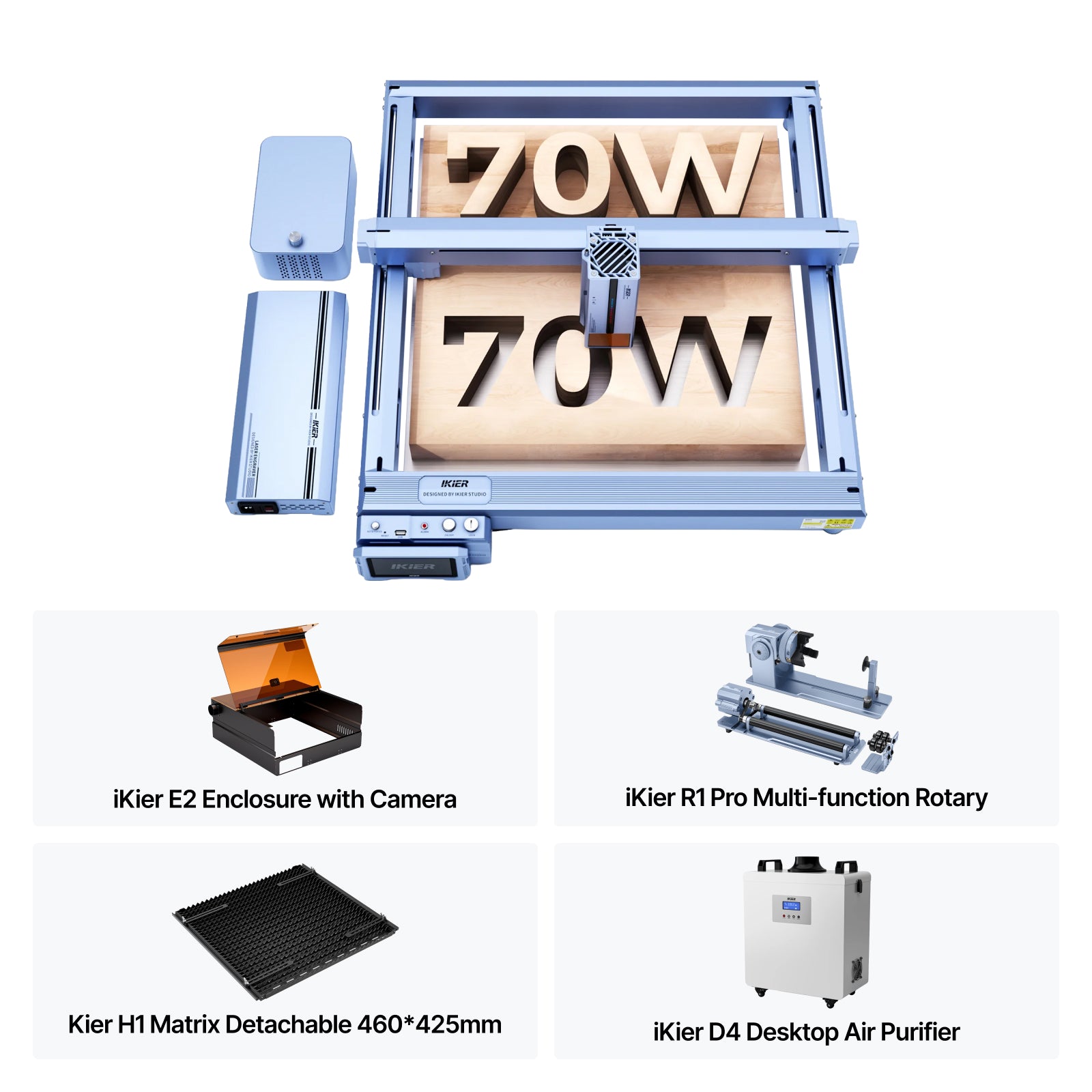 iKier K1 Pro Max 70W Laser Engraver