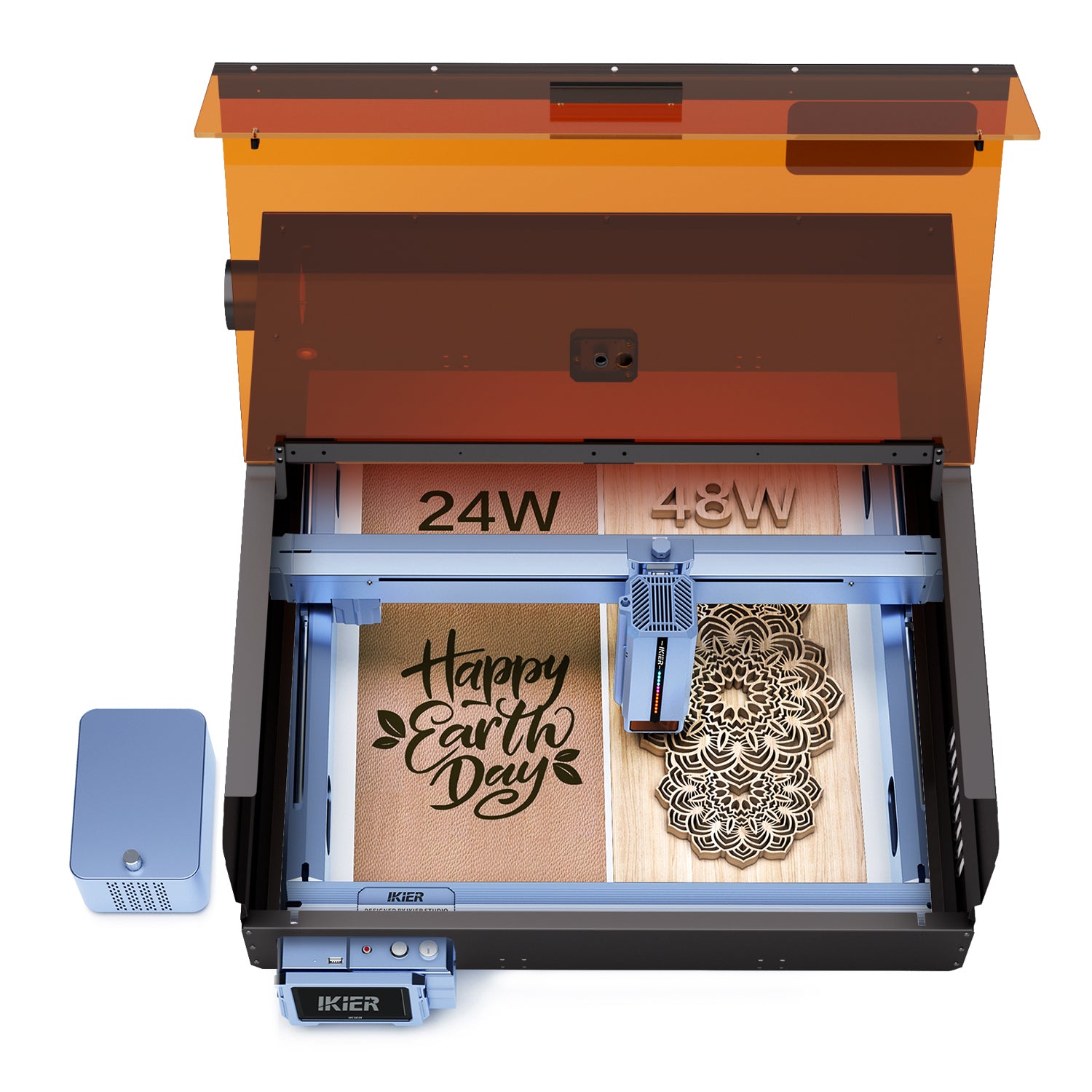 iKier K1 Pro Max Combo: 48W/24W Laser Power Switching Cutter and Engraver