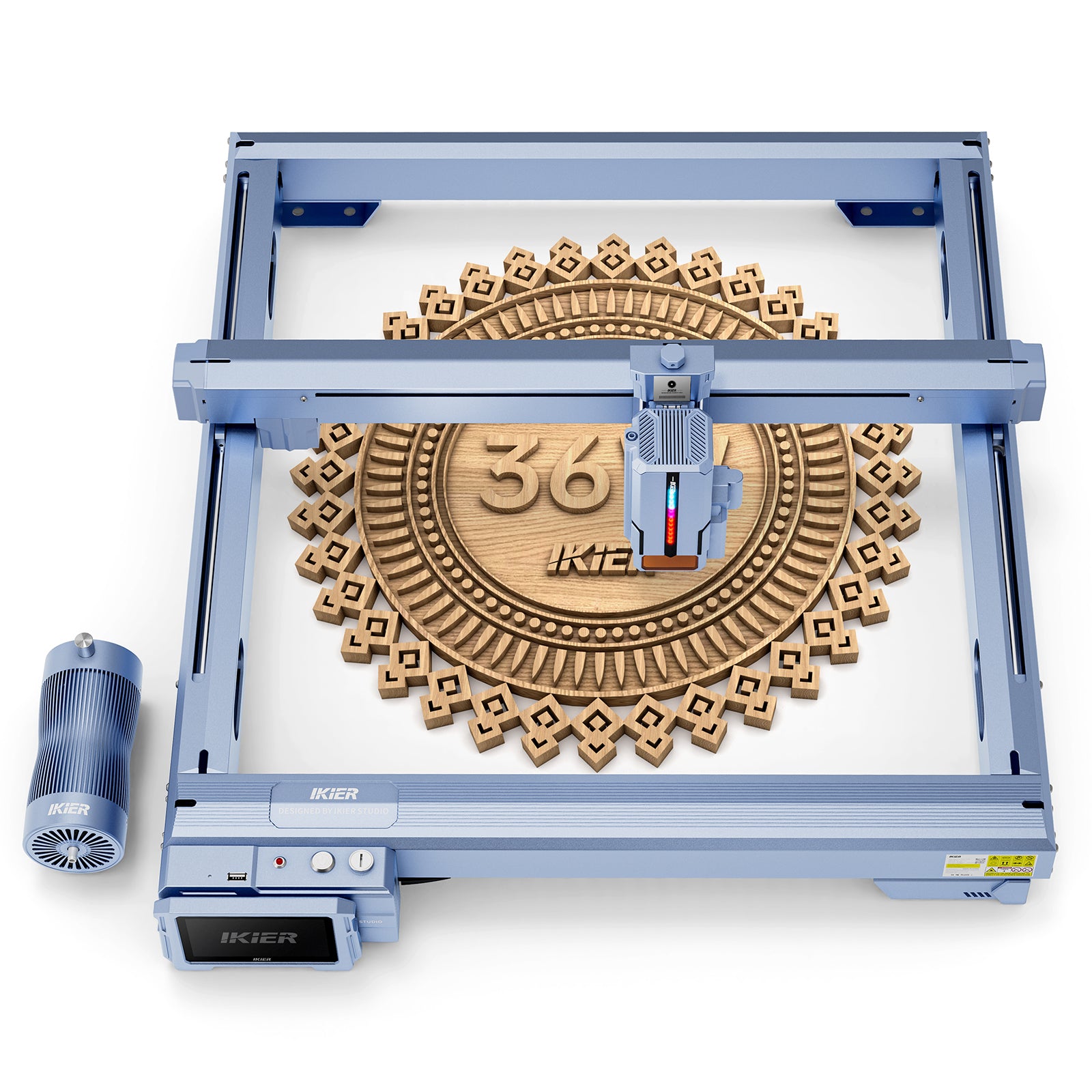Pattern Engraving Machine iKier K1 Ultra: 36W Laser Engraving and Cutting Machine