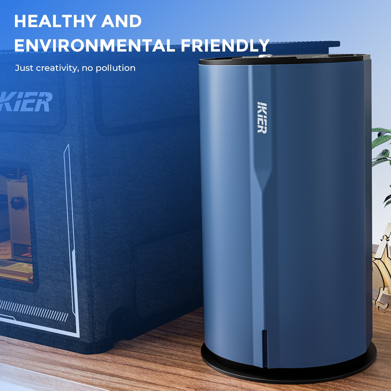 iKier D1 Air Purifier Cleaner For Laser Engraving Machine